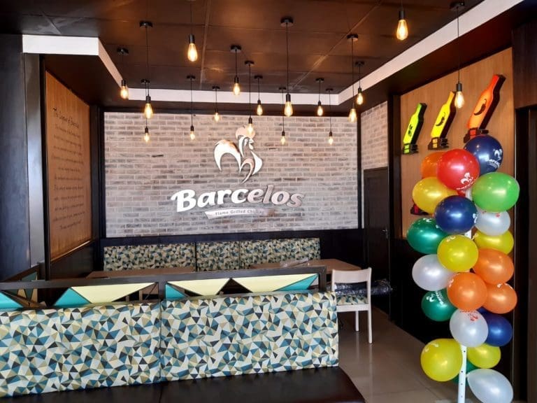 Barcelos Flamed Chicken inside