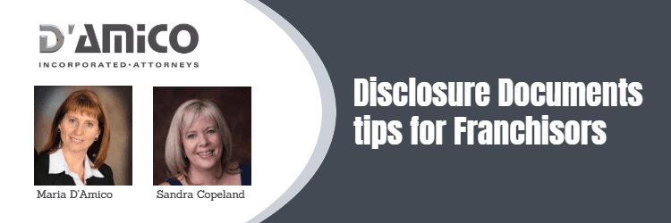 Disclosure documents and tips for franchisors