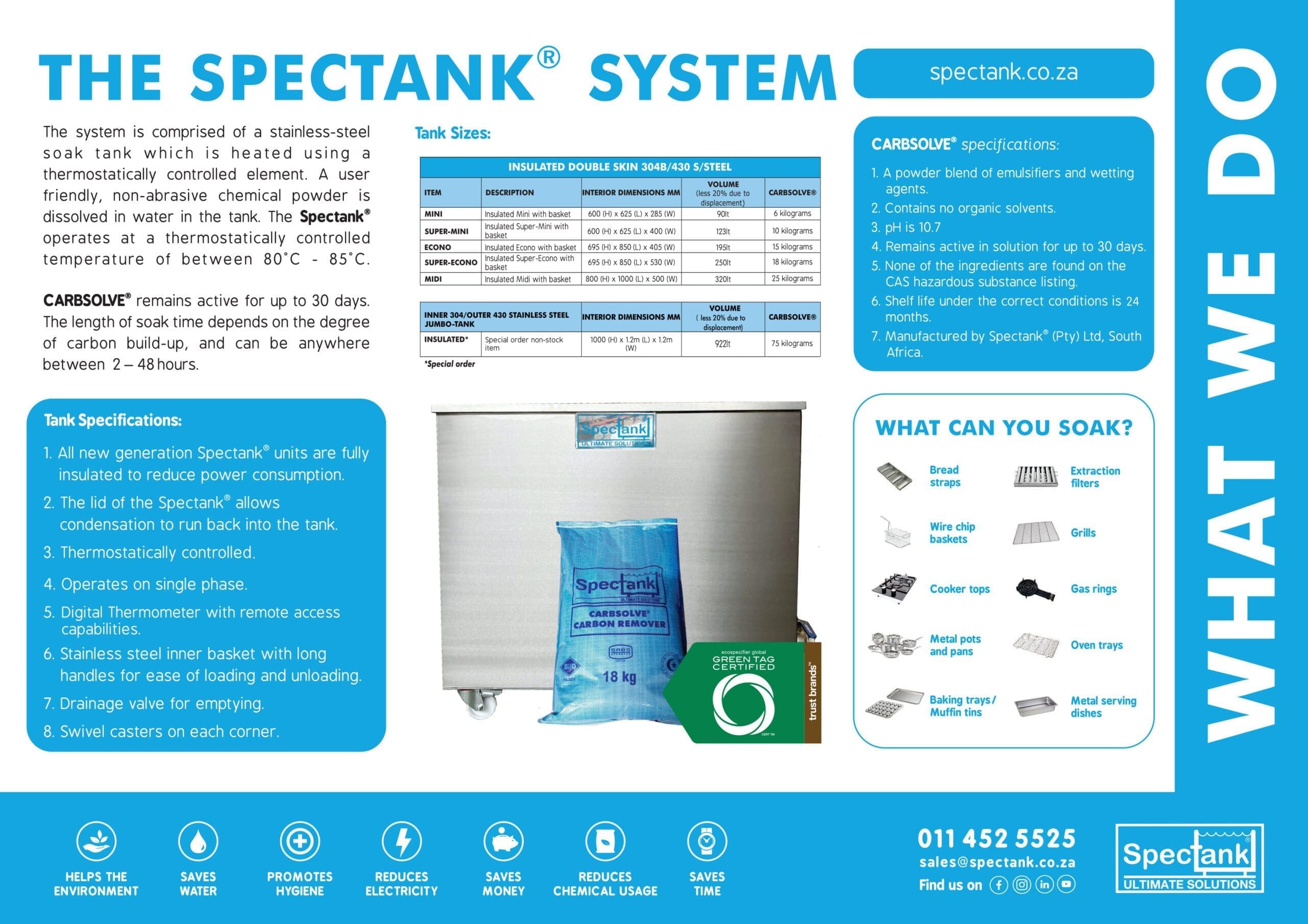What we do Spectank What we do