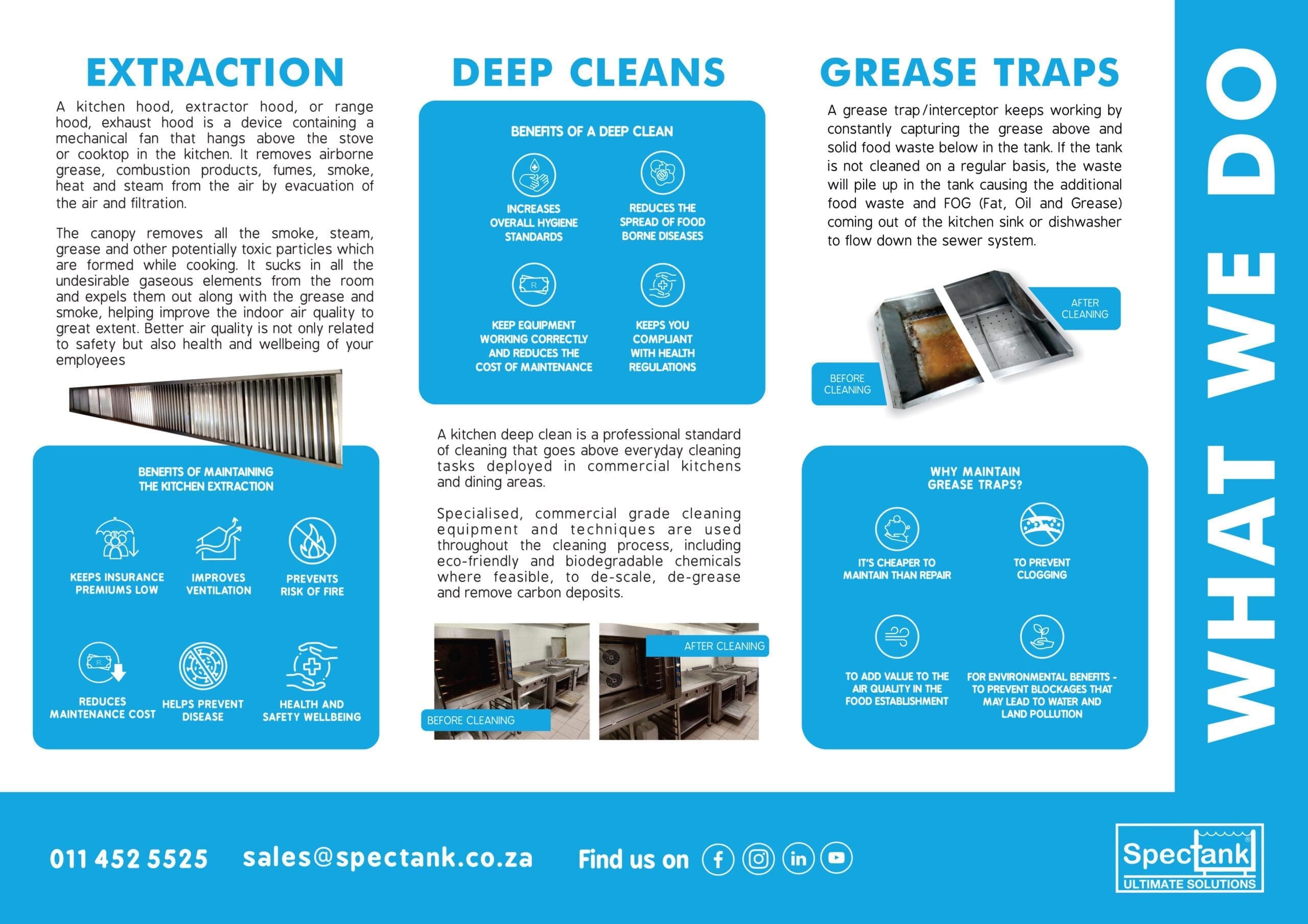 What we do Spectank What we do
