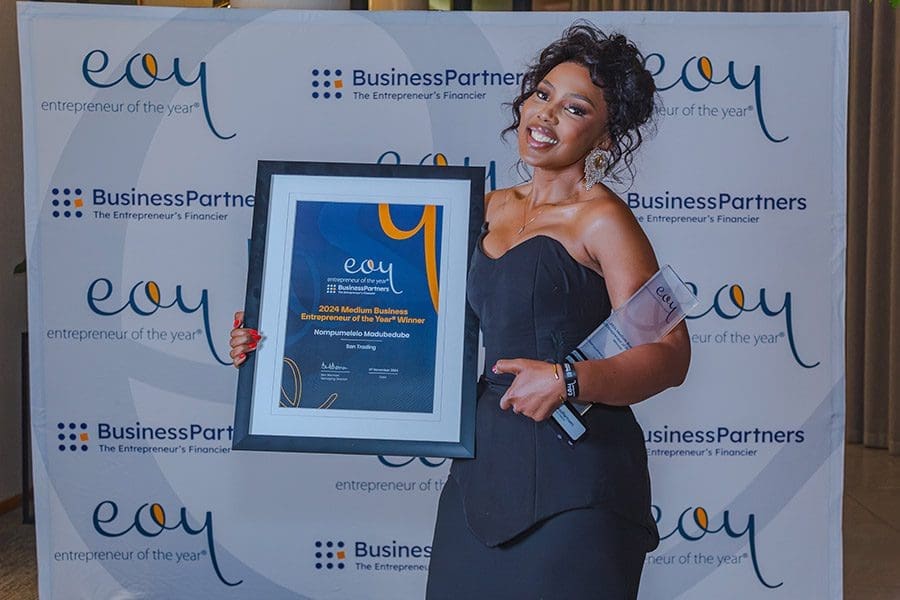 The San Hair wins Medium Business Entrepreneur of the Year® at Business Partners Limited 36th Entrepreneur of the Year® Award