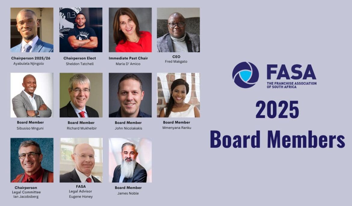 2025 FASA Chairs & Board Members